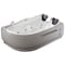 Eago 6Ft Left Corner Acrylic White Whirlpool Bathtub for Two AM124ETL-L - alternate 1